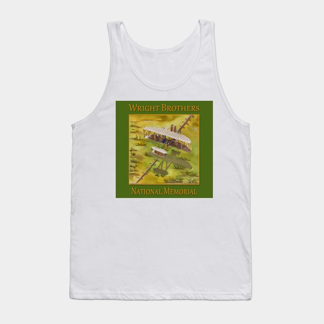 Wright Brothers National Memorial, Kitty Hawk North Carolina Tank Top by WelshDesigns